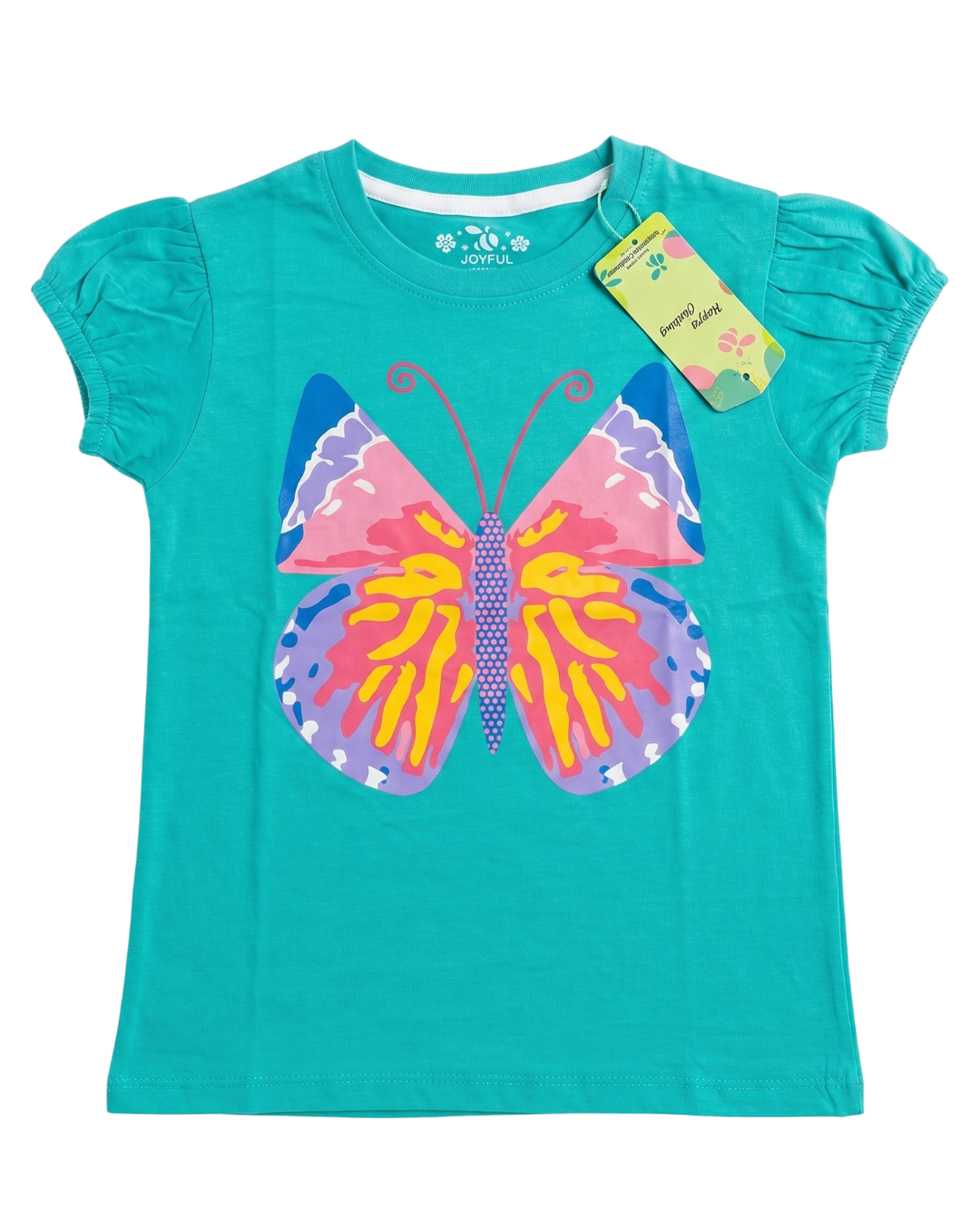 Girls Butterfly T-Shirt-JBGT-003