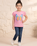 Girls Butterfly T-Shirt-JBGT-003