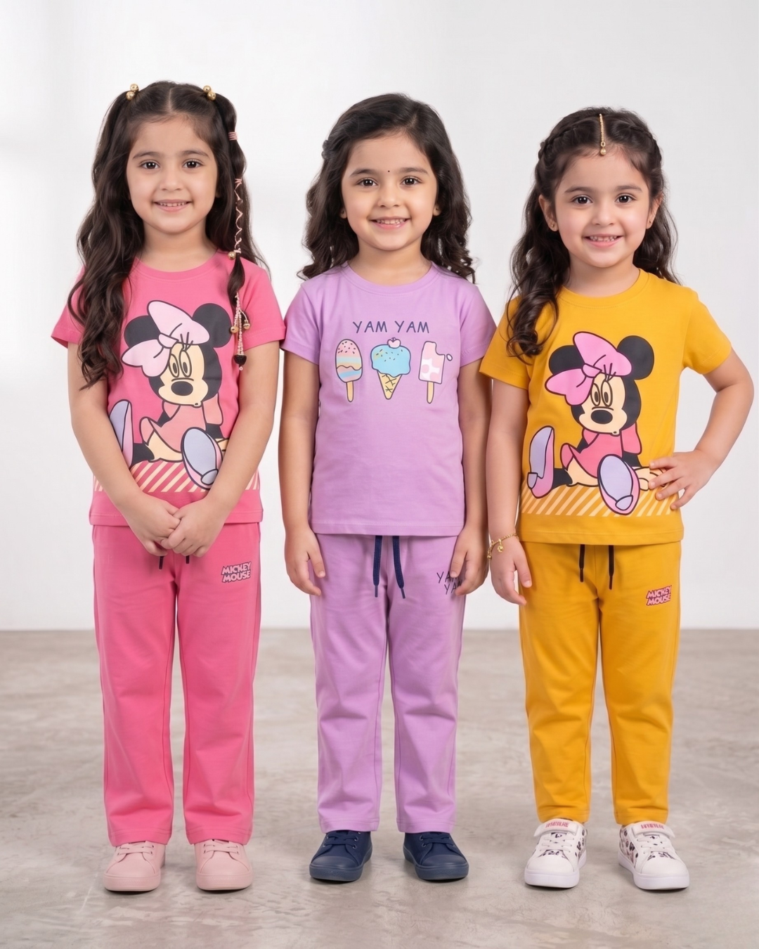 Pack of 3 Girls Set - (YamYam,Bingo,Minnie)