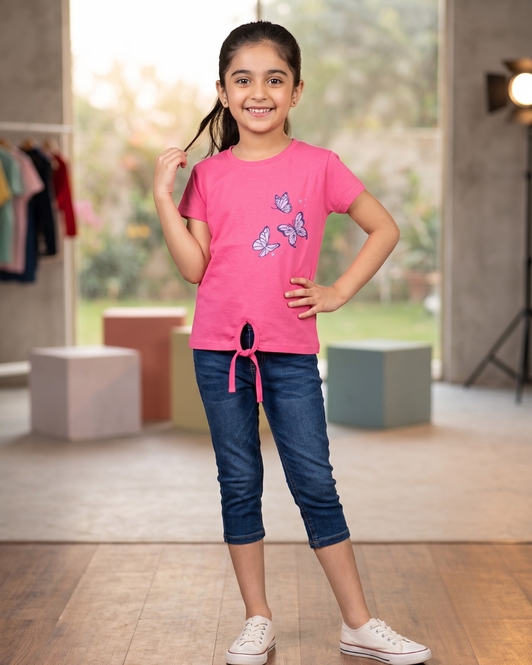 Girls Butterfly T-Shirt – JBGT-006