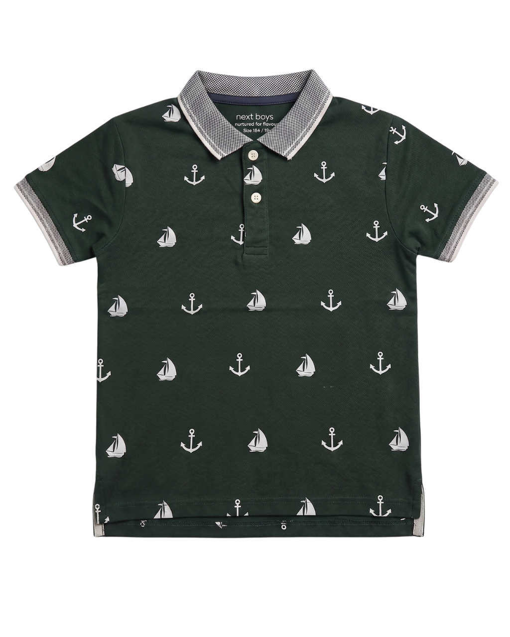 Boys Ocean Printed Polo Shirt