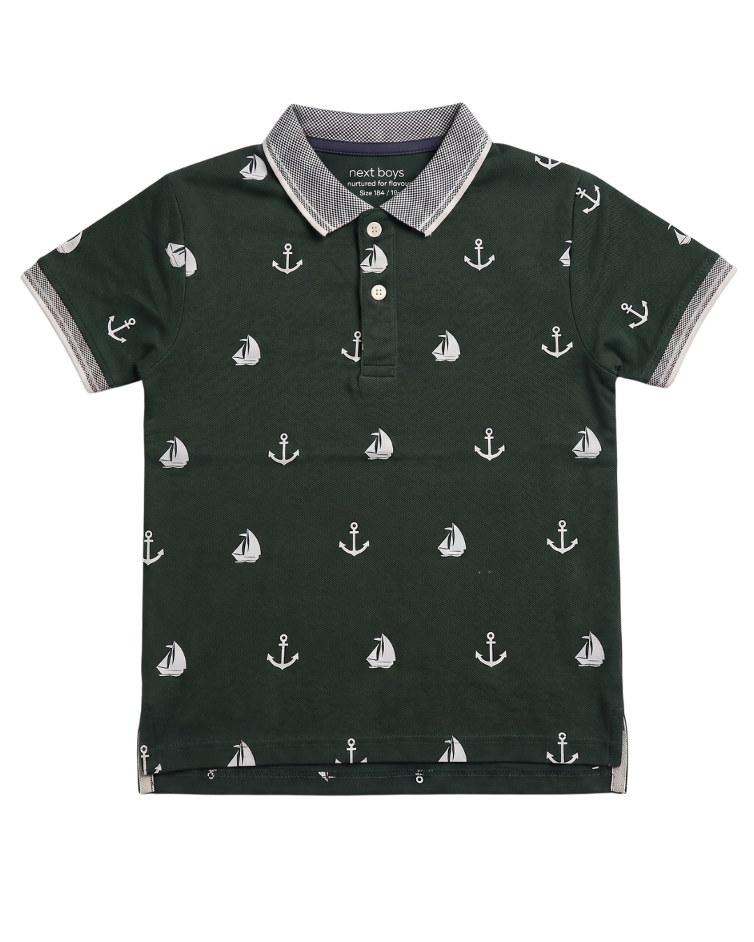Boys Ocean Printed Polo Shirt