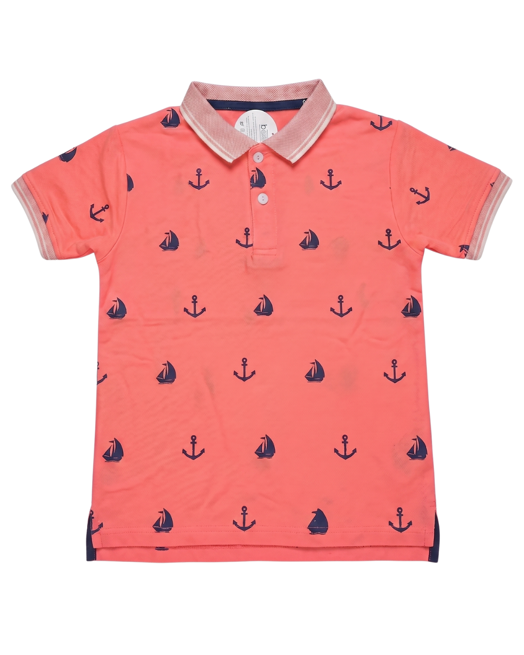 Boys Ocean Printed Polo Shirt