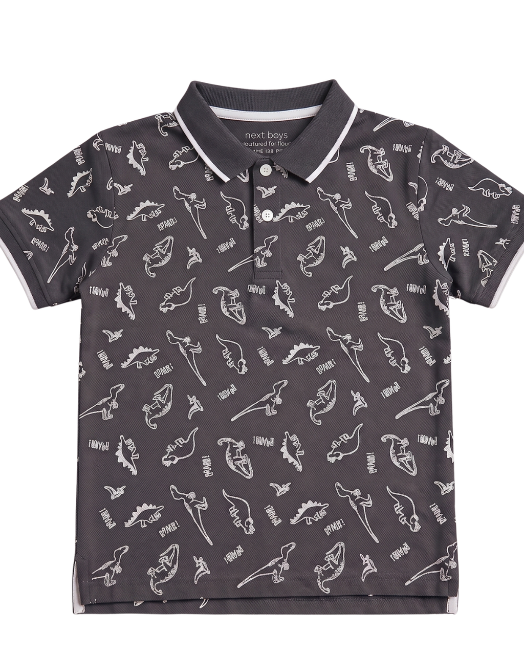 Boys Animals Printed Polo Shirt