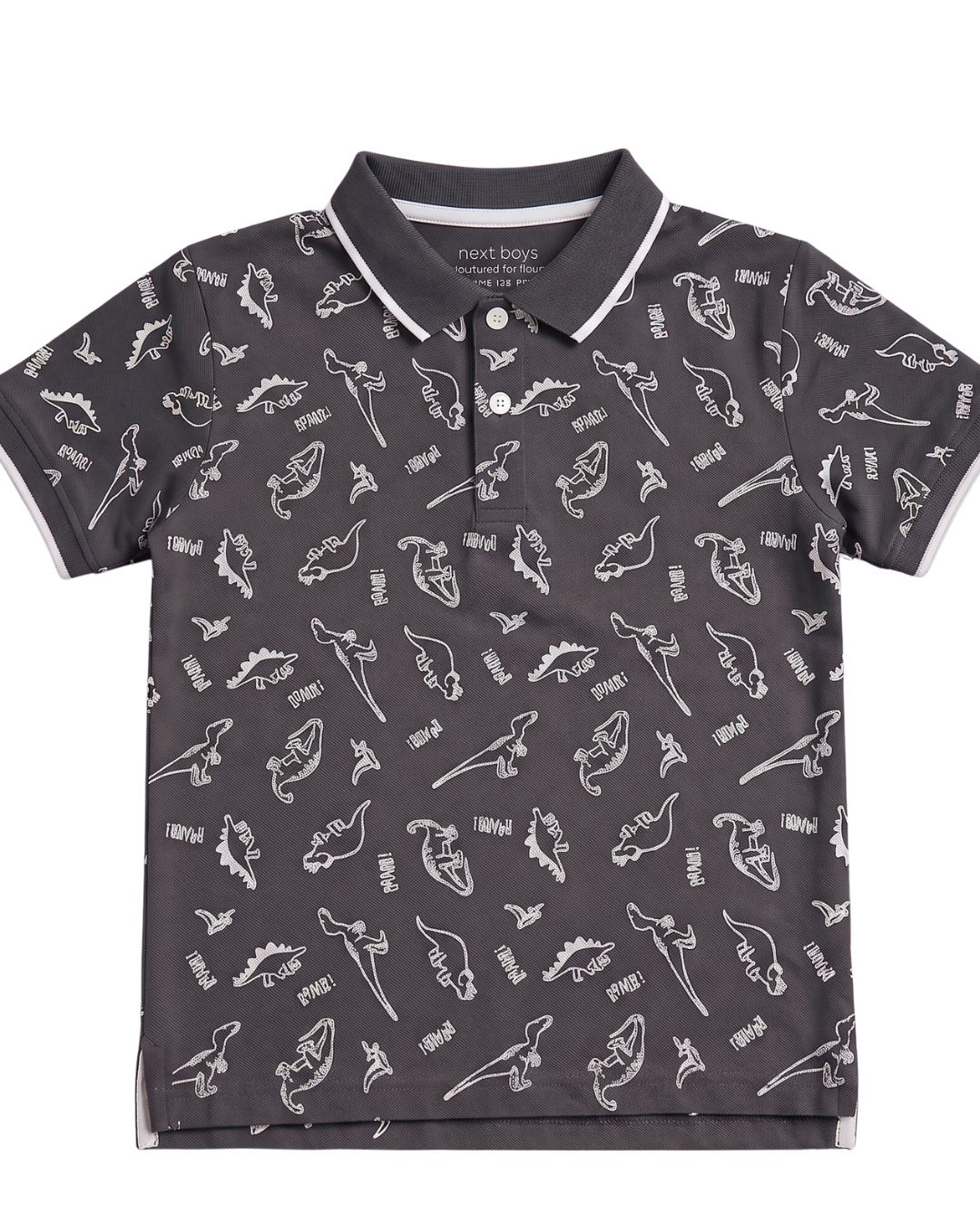 Boys Animals Printed Polo Shirt