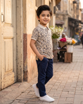 Boys Cars Printed Polo Shirt