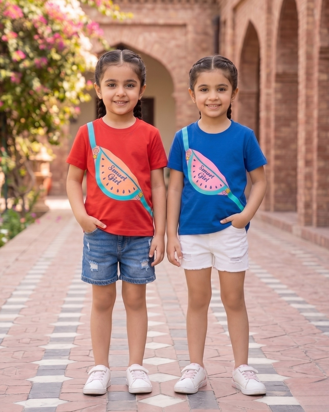 Pack of 2 Girls Smart Girl T-Shirt – JBGT-007
